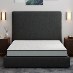 Livanto Livortho EX Mattress | Firm Foam Mattress | High Density Rebonded Foam | Hypoallergenic Fabric